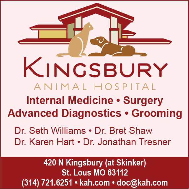 Kingsbury Animal Hospital advertisement