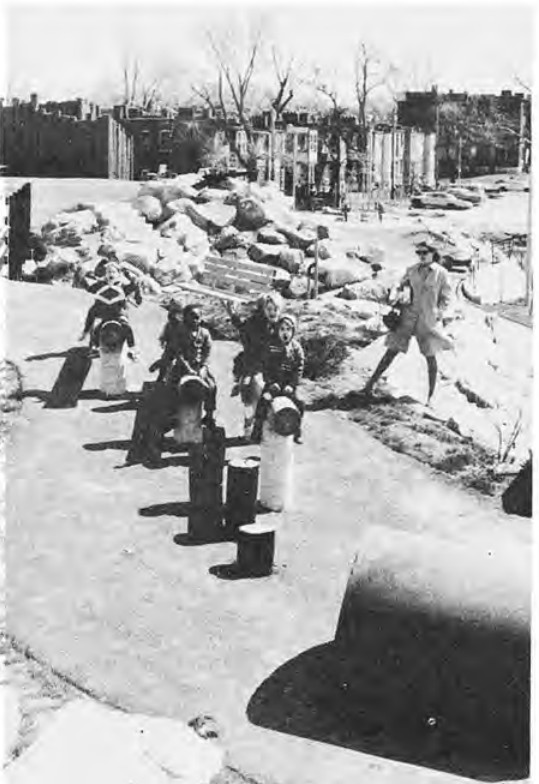 fantasyland for four year olds — original newspaper photograph, May 1970
