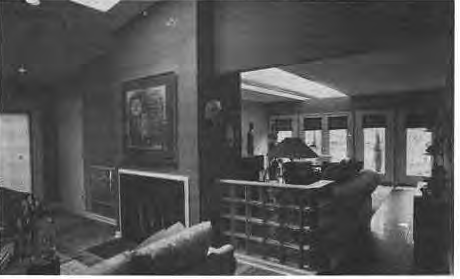Another view of the remodeled great room. From King Schoenfeld’s photo essay.