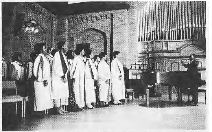 New Sunnymount Missionary Baptist Church choir at the1989commemoration.