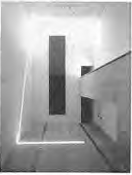 Tadao Ando architecture exhibition at Saint Louis Art Museum. Photographer not credited.