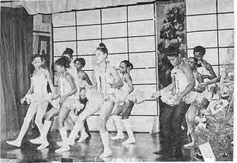 Second original photograph of the Modern Dance Club performance.