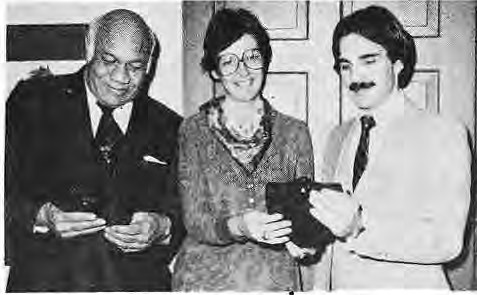 Original plaque presentation photograph.