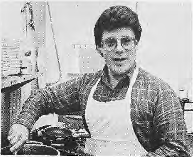 Bruce Yampolsky cooking at Dough Boys.