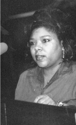 Liz Johnson, Herbert Hoover Boys and Girls Club, daughter of Jack Wright. Photo by King Schoenfeld.