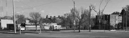 Delmar streetscape accompanying street enhancement proposal.