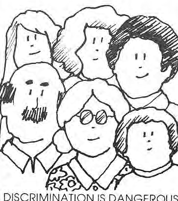 Original drawing of a family accompanying the health-care panel.