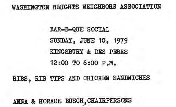 Original June 10 community barbecue announcement.