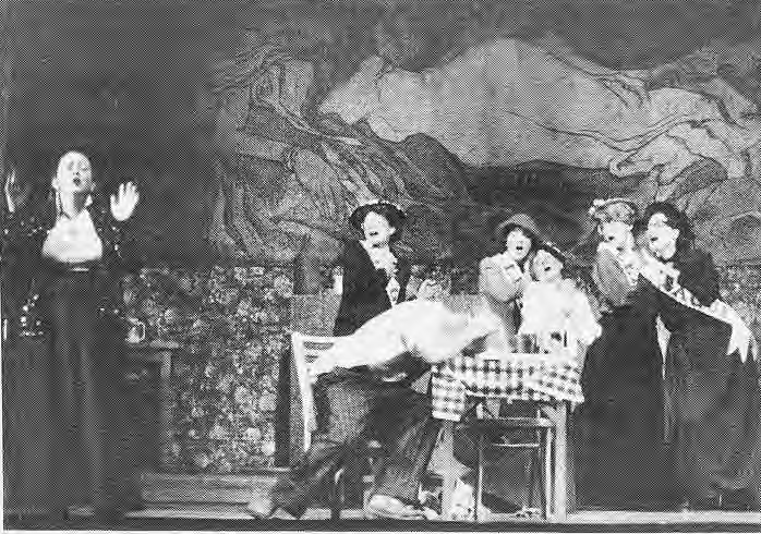 His wife (Mary Bea Stout) and the temperance ladies try to convince Joe to come home.