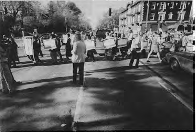MetroLink demonstration and community meeting. Page photographs credited collectively to King Schoenfeld and Ed Stout.