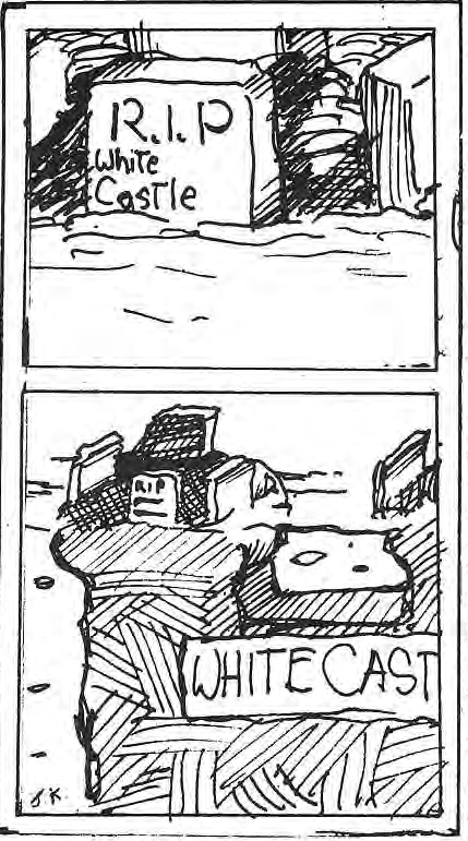 Original two-panel White Castle cartoon.