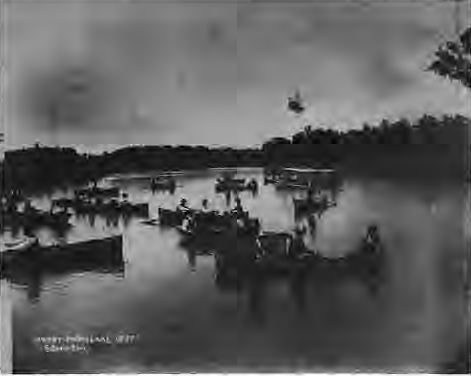 Boaters in Forest Park in1897. Photo by Emil Boehl, from the collections of the Missouri Historical Society.