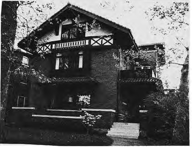 Original house-tour photograph at 6203 Washington.