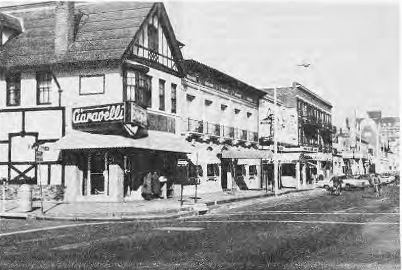 Historic DeBaliviere Strip showing Garavelli’s and nearby venues.