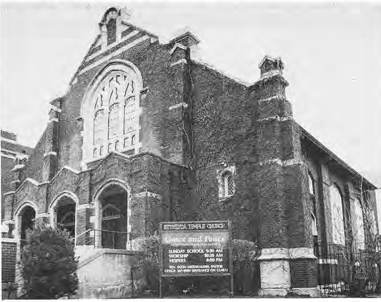 Grace and Peace Fellowship (Presbyterian), Delmar at Clara (Built for Central Presbyterian, then occupied by Temple B’nai El).