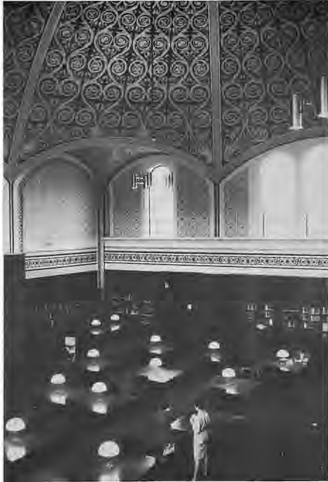 Greco-Byzantine dome above Margaret B. Grigg Oberheide Reading Room, 225 S. Skinker. Photographer not credited.
