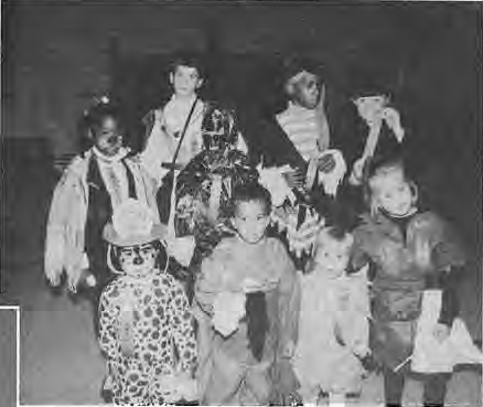 Winners of the 1992 costume contest sponsored by Rosedale Neighbors at St. Roch School. Photo by King Schoenfeld.