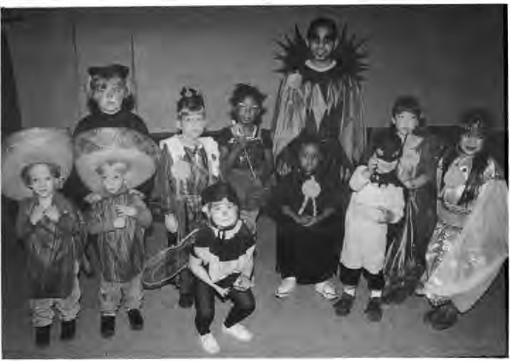 Halloween costume contest winners. Photographer not credited.