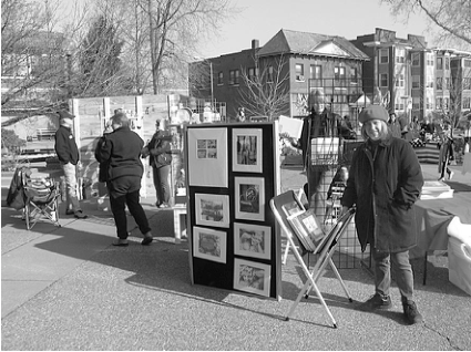 Earlier Wintermarkt outdoors at Greg Freeman Park. Photographer not credited; descriptive caption based on article context, not asserted 2004 event already held.