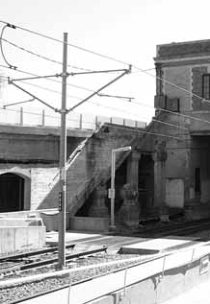 Delmar Bridge and Metro Link infrastructure before reconstruction.