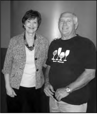 Dee and Gary Hayes. Descriptive caption supplied.