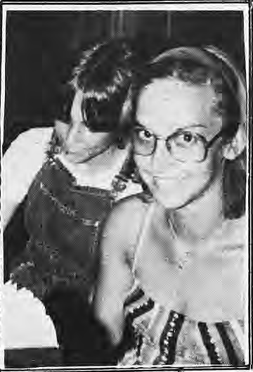 Original photograph of Rebecca Buckley and Sabrina, the Buckleys’ guest from Germany.