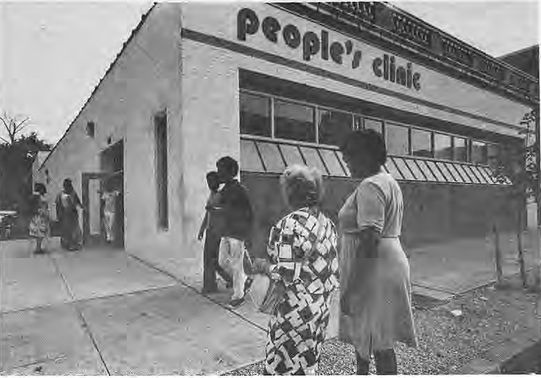 Original photograph of the People’s Clinic at Delmar and DeBaliviere.