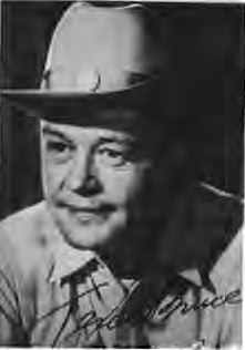 Texas Bruce wearing a cowboy hat.