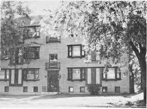 Rehabilitated apartment building at 6182 Waterman