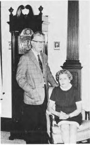 Mr. and Mrs. Bill Walsh at home