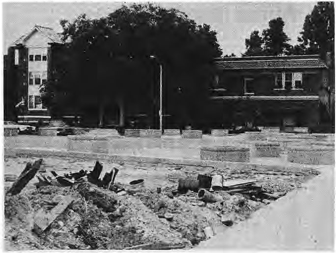 Construction at the Four Corners project.
