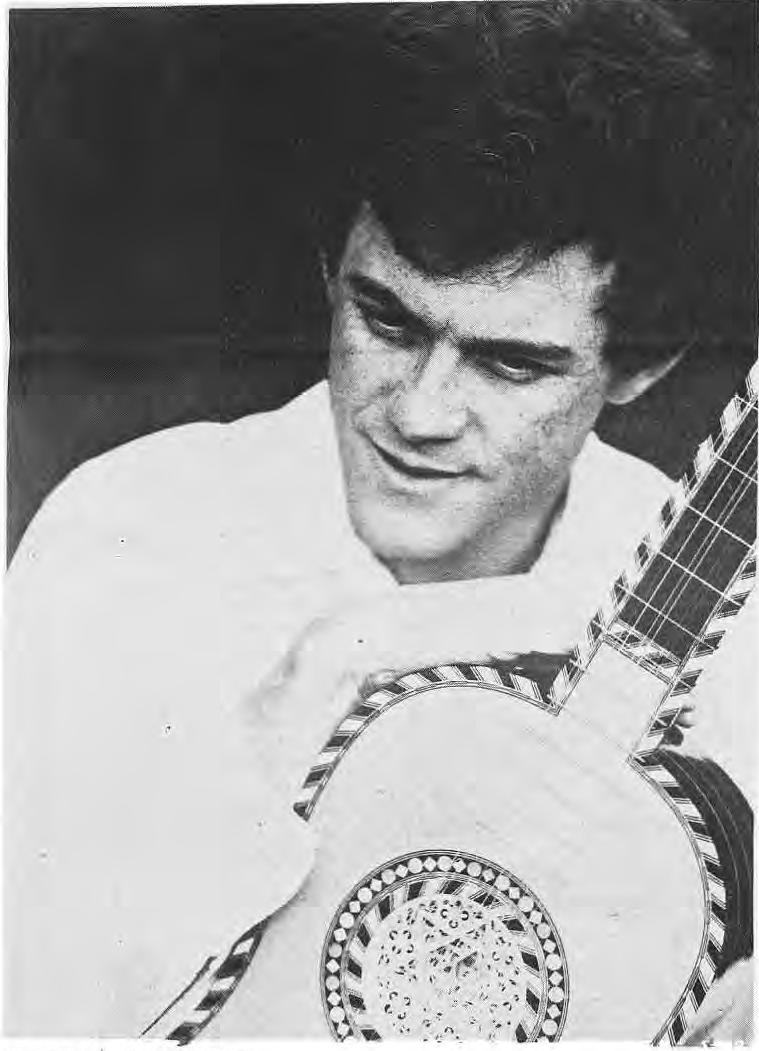 Original portrait of guitarist Michael Lorimer.