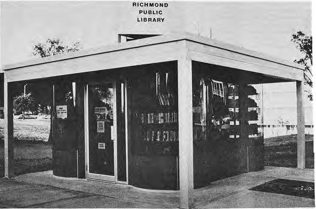 Illustrative photograph of a Richmond Public Library kiosk.
