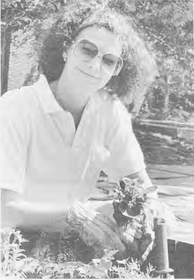 Dee Joyce-Hayes gardening during Operation Blitz.