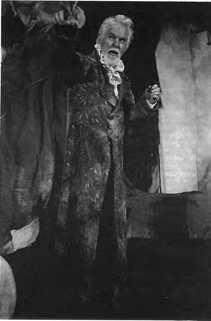 Dan Shea in The Tempest. Photographer not credited.