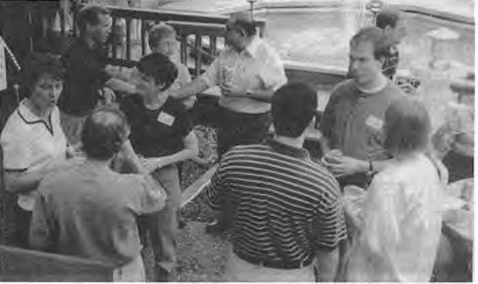 Host Neville Vatcha greets old neighbors and new friends, almost 100 attendees at Times New Neighbors Party. Photographer not credited.