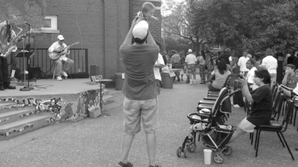 Live music captured the attention of young and old alike at National Night Out.