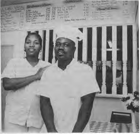 Al Ruff, proprietor of Ruff’s, and his partner, daughter Alice Stokes. Photo by King Schoenfeld.