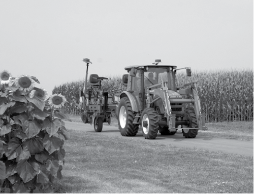 Rob Myers, executive director at Jefferson Farm and Gardens, returns from a late summer planting. Dr. Myers has implemented a diverse crop rotation in the field crop demonstration area.