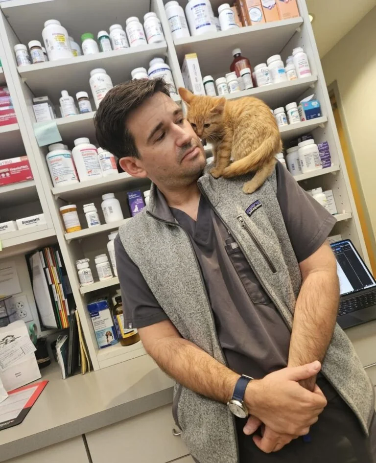 Seth Williams and a happy patient