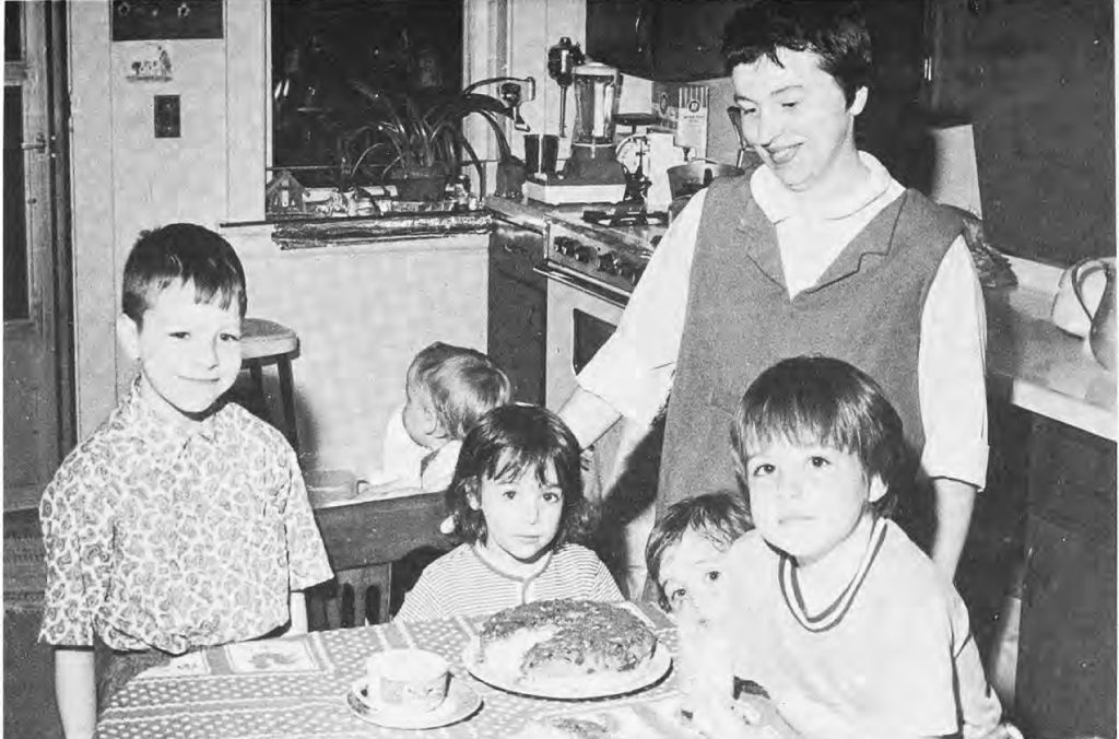 COOK OF THE MONTH–COFFEE CAKE RECIPE — original newspaper photograph, May 1970