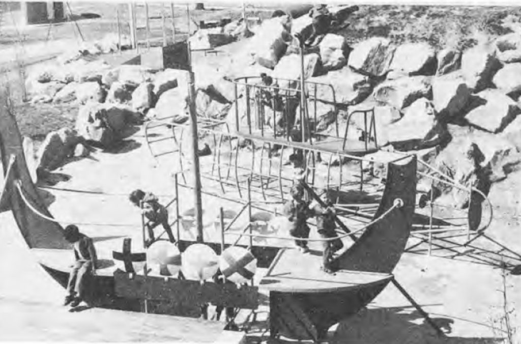 fantasyland for four year olds — original newspaper photograph, May 1970