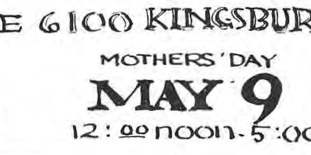 Original Art Fair event banner from April 1971.