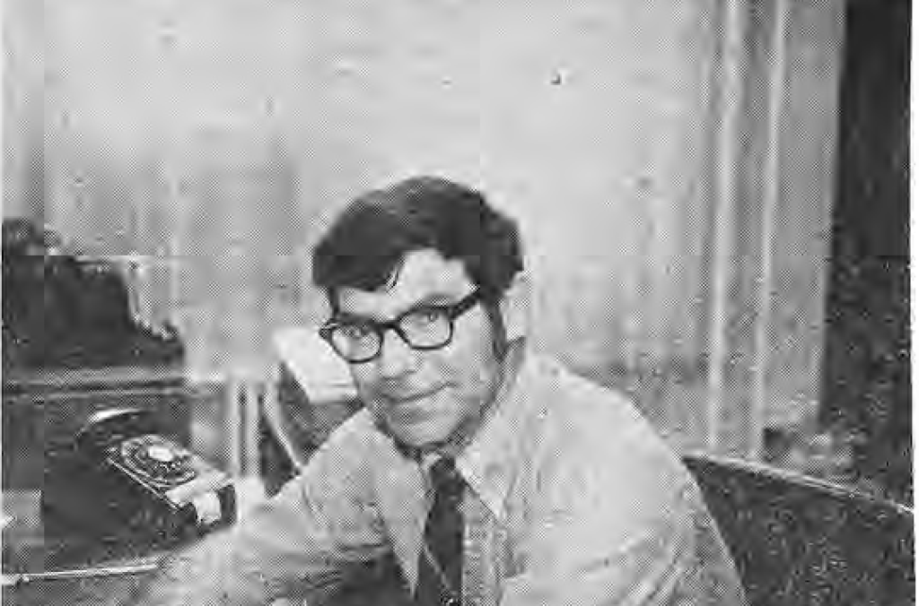 Rev. James Dismuke, identified by the printed photograph caption.