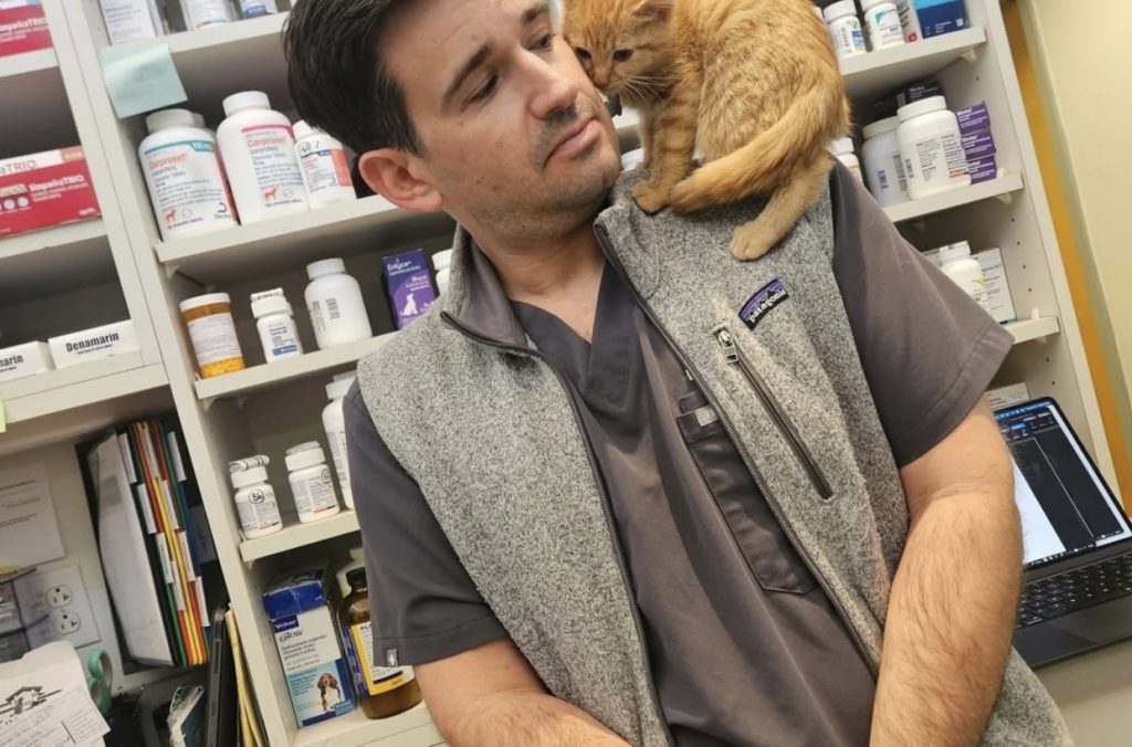 Seth Williams and a happy patient